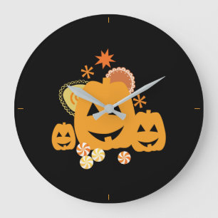 Halloween Party Large Clock