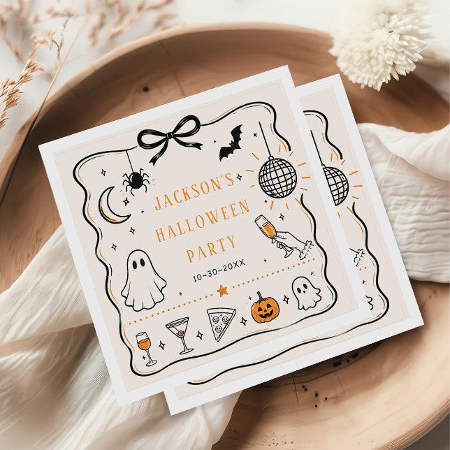 Halloween party napkin (Creator Uploaded)