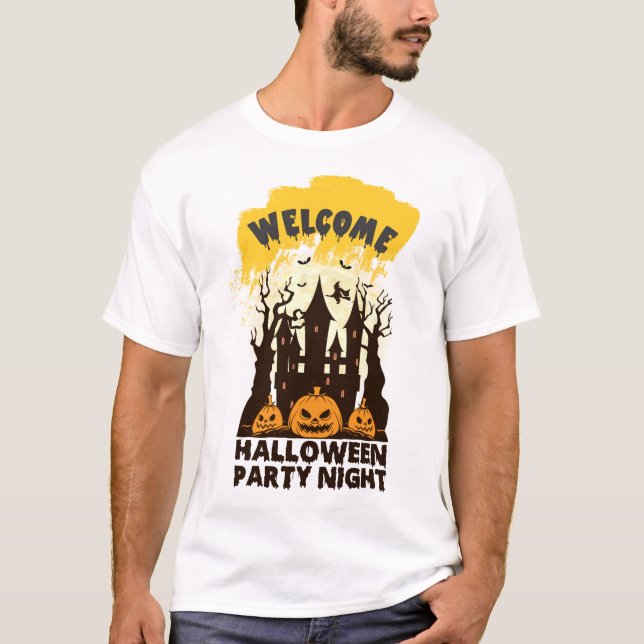 Halloween Party Night T-Shirt (Front)