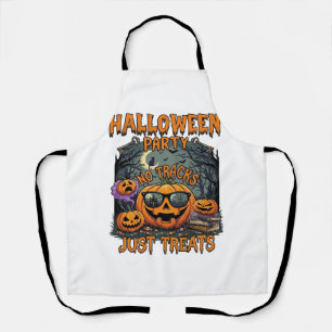 Halloween Party No Tracks Just Treats Sunglasses P Apron