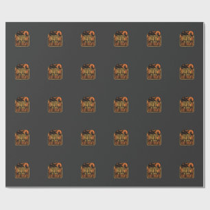 Halloween Party No Tricks Just Treats Design_1 Wrapping Paper