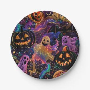 Halloween Party Paper Plate