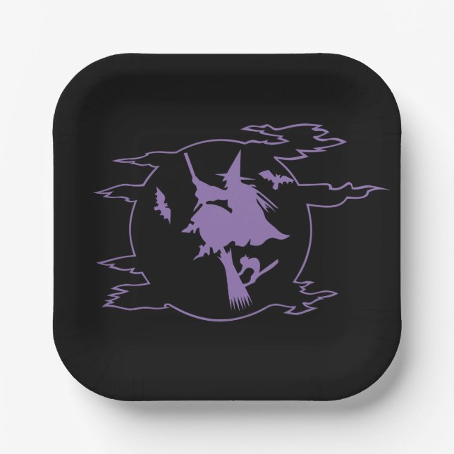 Halloween Party Paper Plate (Front)