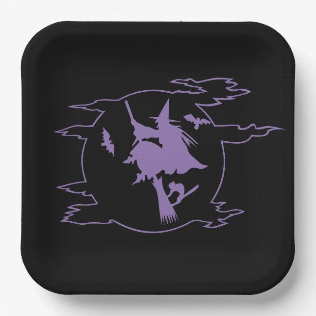 Halloween Party Paper Plate (Front)