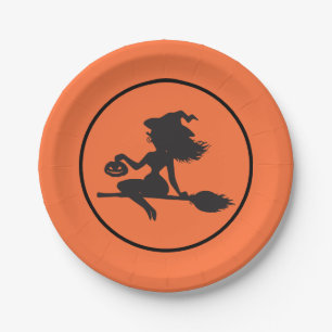 Halloween Party Paper Plate