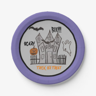 Halloween Party Paper Plates