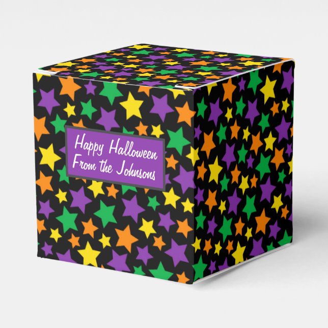 Halloween Party Personalised Favour Box (Front Side)