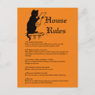 Halloween Party Postcard