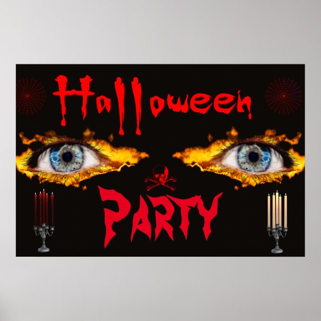 Halloween Party Poster (Front)