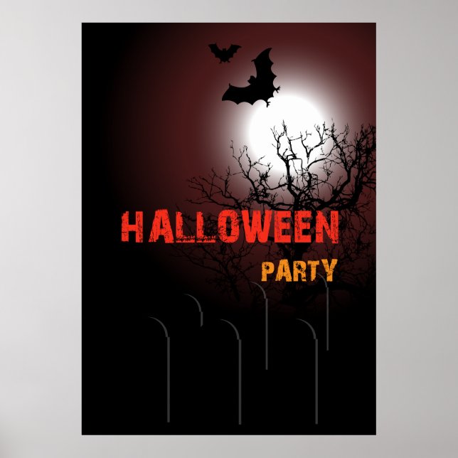 Halloween party poster (Front)