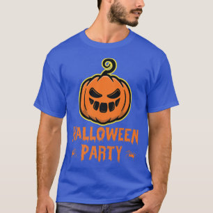 Halloween Party Pumpkin Evil Funny Trick Or Treat T-Shirt