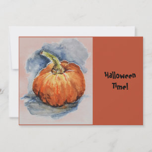 Halloween party Pumpkin Invitation