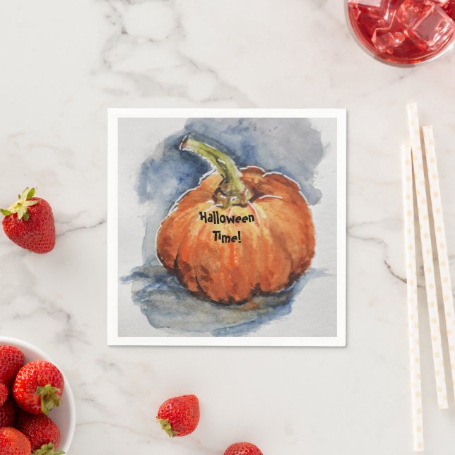 Halloween party Pumpkin   Napkin (Insitu)
