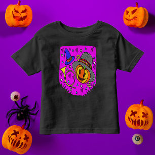 Halloween Party Purple Jack O'Lantern Bugle Toddler T-Shirt