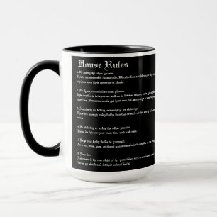 Halloween Party Rules Mug