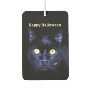 Halloween Party Scary Black Cat Horror Dark Night Car Air Freshener