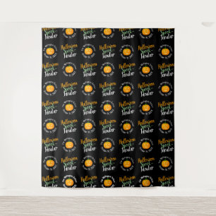 Halloween Party Spooktacular Step Repeat Backdrop Tapestry