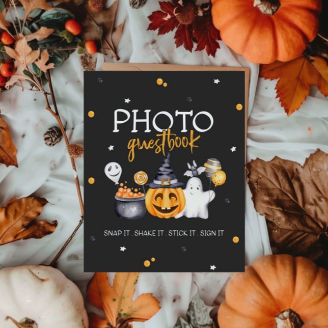 Halloween Party Spooky Birthday Guestbook Sign (Creator Uploaded)