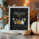 Halloween Party Spooky Birthday Photo Booth Sign<br><div class="desc">Add a fun and eerie touch to your celebration with our Halloween Party Spooky Birthday Photo Booth Sign. Featuring spooky designs and Halloween-themed graphics, this sign guides guests to the photo booth for memorable snapshots of your party. Perfect for enhancing the festive atmosphere, it creates an interactive and fun element...</div>
