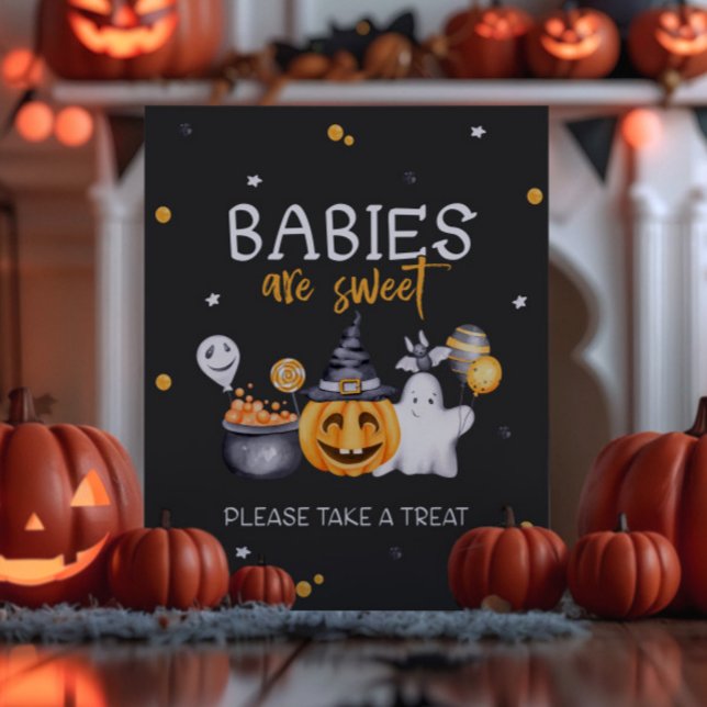Halloween Party Spooky Birthday Table Sign (Creator Uploaded)