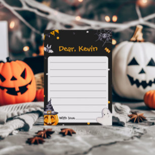 Halloween Party Spooky Birthday Time Capsule Card