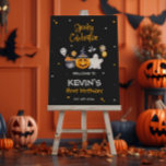 Halloween Party Spooky Birthday Welcome Sign<br><div class="desc">Welcome guests to your eerie celebration with our Halloween Party Spooky Birthday Welcome Sign. Featuring spooky designs and vibrant Halloween-themed graphics, this sign sets the perfect tone for your Halloween birthday party. Ideal for all ages, it adds a festive and inviting touch to your event. Choose our Halloween welcome sign...</div>