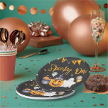 Halloween Party Spooky Celebration Birthday Paper Plate<br><div class="desc">Add a spooky touch to your celebration with our Halloween Party Spooky Celebration Birthday Paper Plates. Featuring eerie designs and vibrant Halloween-themed graphics, these plates are perfect for serving up treats at your Halloween-themed birthday party. Ideal for all ages, they combine practicality with festive style. Choose our Halloween paper plates...</div>