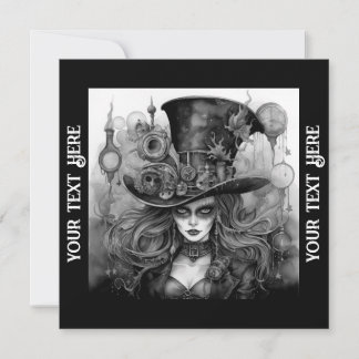 Halloween Party Steampunk Invitation