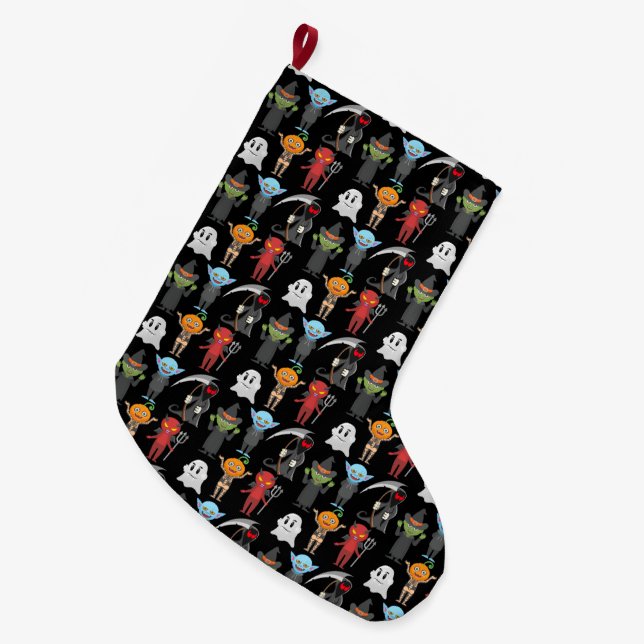 Halloween Party Stocking (Front (Hanging))