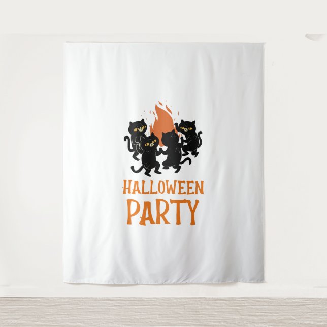 Halloween Party                Tapestry (Front)