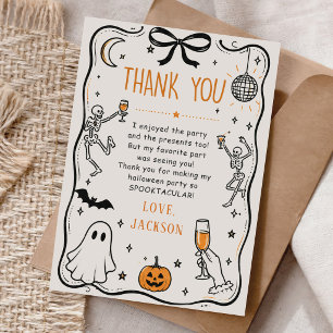 Halloween Party Thank You Card