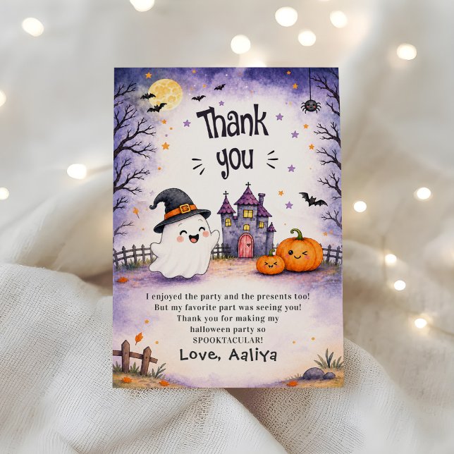 Halloween Party Thank You Card (Creator Uploaded)