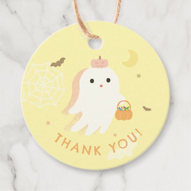 Halloween party thank you Favour Tags (Front)