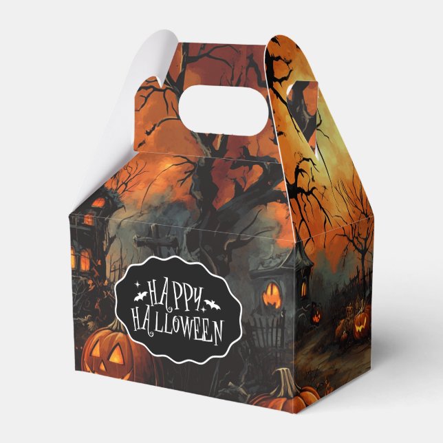 Halloween Party Treat Box (Front Side)