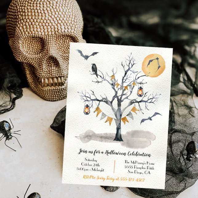 Halloween Party Tree Invitation (Creator Uploaded)