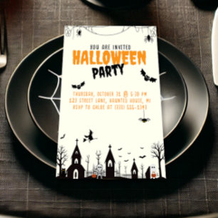 Halloween Party Trick or Treat Invitation