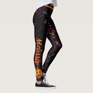 Halloween Party trick or treat Leggings Pumpkin