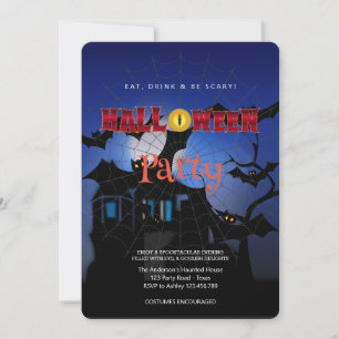 Halloween Party Vintage Gothic Invitation