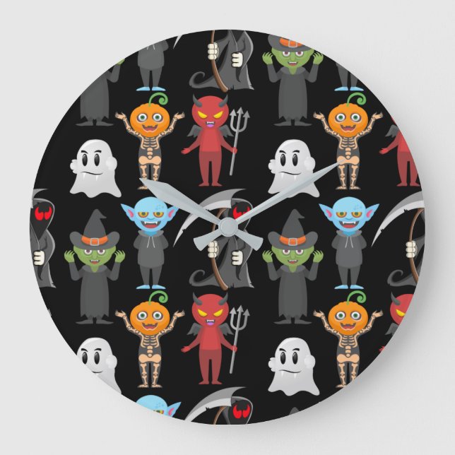 Halloween Party Wall Clock (Front)