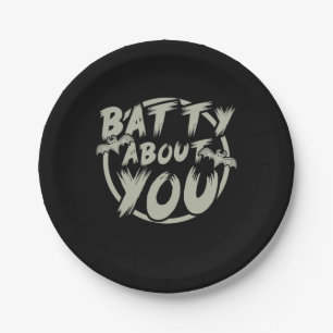 Halloween Party With You Paper Plate