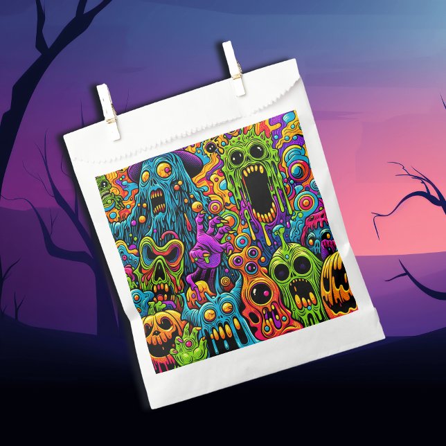 Halloween Party | Zombie and Monsters Favour Bags (Creator Uploaded)