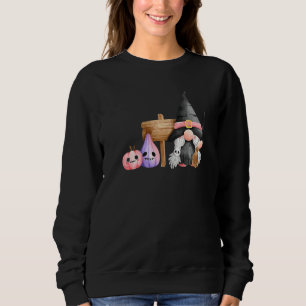 Halloween Pastel Goth Witch Gnome Creepy Cute Spoo Sweatshirt