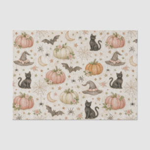 Halloween Pastel Pumpkins Tissue Paper