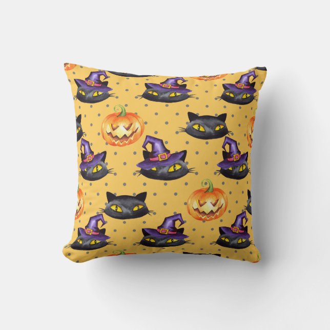 Halloween pattern 1 cushion (Front)