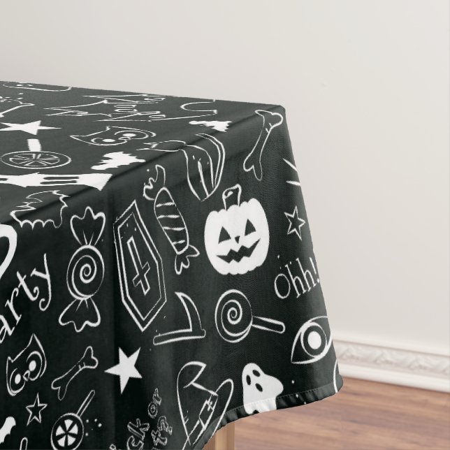 Halloween Pattern 1 Tablecloth (In Situ)