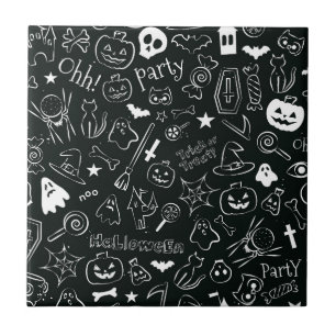 Halloween Pattern 1 Tile