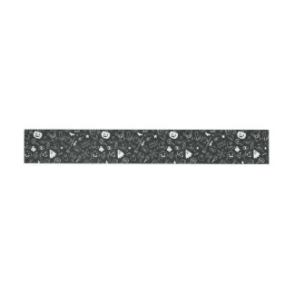 Halloween Pattern 1 Wrap Around Label