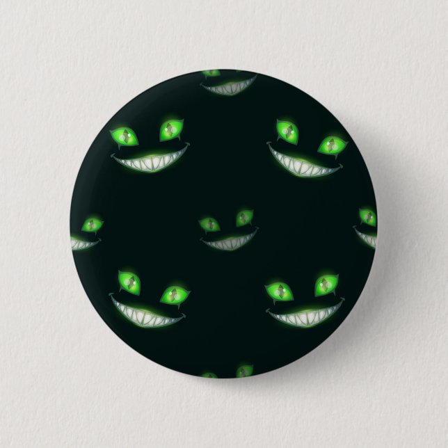 Halloween pattern 6 cm round badge (Front)