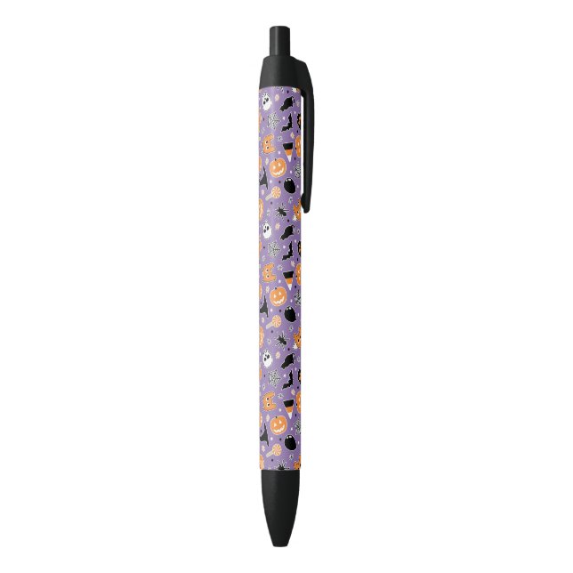 Halloween Pattern Black Ink Pen (Bottom (Vertical))