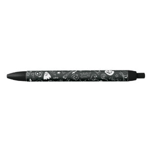 Halloween Pattern Black Ink Pen
